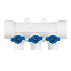 Коллектор полипропиленовый Tebo 40 мм х 3 выхода 20 мм (TRD0000025516) - фото 4