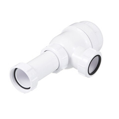 Сифон для раковины и мойки McAlpine 1 1/2х40 мм без выпуска (MRSK2-NW) - фото 3