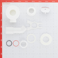 Сифон для душевого поддона Alcadrain 50х40 мм регулируемый с выпуском d50 мм (A471CR-50/AG210252150) - фото 2