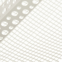 Профиль углозащитный пластиковый с сеткой 100х150 мм 3 м - фото 2