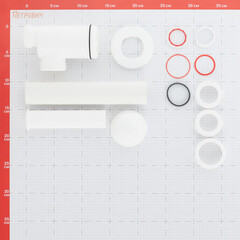 Сифон для раковины Alcadrain 1 1/4х40 мм без выпуска белый (A43/AG210522140) - фото 2