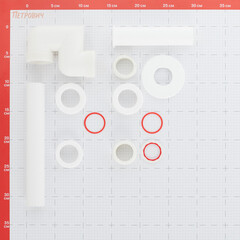 Сифон для раковины Alcadrain 1 1/4х32 мм без выпуска белый (A45F-DN32/AG210902132) - фото 2