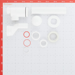 Сифон для писсуара Alcadrain 1 1/4х40 мм без выпуска (A45A) - фото 2