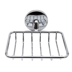 Изображение товара Мыльница для ванной Delphinium 41869 с держателем стекло/металл хром (102067)