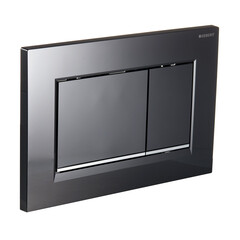 Клавиша смыва для инсталляций Geberit Sigma 30 черная/хром глянцевый (115.883.KM.1) - фото 1