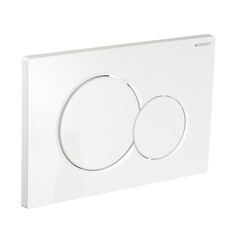 Клавиша смыва для инсталляций Geberit Sigma 01 альпийский белый (115.770.11.5) - фото 1