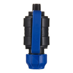 Кран шаровой ПНД Valfex компрессионный переходной 25х1/2 НР(ш) - фото 4