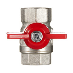 Кран шаровой латунный Valtec 3/4 ВР(г) х 3/4 НР(ш) полнопроходной бабочка с полусгоном прямой (VT.127.N.05) - фото 4