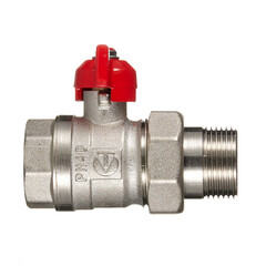 Кран шаровой латунный Valtec 3/4 ВР(г) х 3/4 НР(ш) полнопроходной бабочка с полусгоном прямой (VT.127.N.05) - фото 3