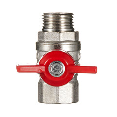 Кран шаровой латунный Valtec 1/2 ВР(г) х 1/2 НР(ш) полнопроходной бабочка прямой (VT.123.N.04) - фото 4