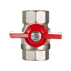 Кран шаровой латунный Valtec 1/2 ВР(г) х 1/2 ВР(г) полнопроходной бабочка прямой (VT.122.N.04) - фото 4