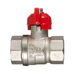 Кран шаровой латунный Valtec 1/2 ВР(г) х 1/2 ВР(г) полнопроходной бабочка прямой (VT.122.N.04) - фото 3