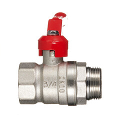 Кран шаровой латунный Valtec 3/4 ВР(г) х 3/4 НР(ш) полнопроходной ручка прямой (VT.121.N.05) - фото 3