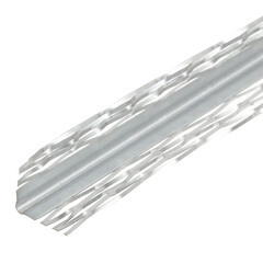 Профиль углозащитный оцинкованный 31х31 мм 3 м 0,5 мм сетчатый - фото 1