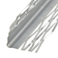 Профиль углозащитный оцинкованный 31х31 мм 3 м 0,5 мм сетчатый - фото 2