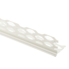 Профиль углозащитный пластиковый 34х34 мм с маяком 6 мм 3 м штукатурный - фото 3