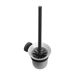 Ершик для унитаза Zenfort 20590 подвесной стекло/металл черный (102034) - фото 2