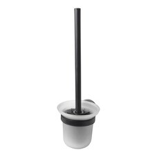 Ершик для унитаза Zenfort 20590 подвесной стекло/металл черный (102034)