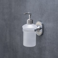 Дозатор для мыла РМС с держателем металл (A6022) - фото 3