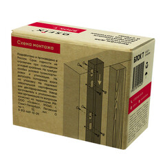 Навес блок т Осфикс для монтажа декоративных реек на потолок и стены сталь (60 шт.) - фото 4