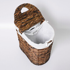 Корзина для белья WasserKraft Dill 330х580х610 мм 87,1 л темно-коричневая (WB-611-L) - фото 3