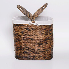 Корзина для белья WasserKraft Dill 330х580х610 мм 87,1 л темно-коричневая (WB-611-L) - фото 5