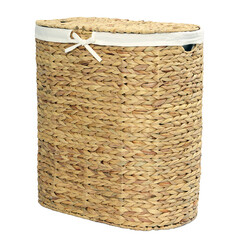 Корзина для белья WasserKraft Dill 330х580х610 мм 87,1 л светло-коричневая (WB-610-L) - фото 1