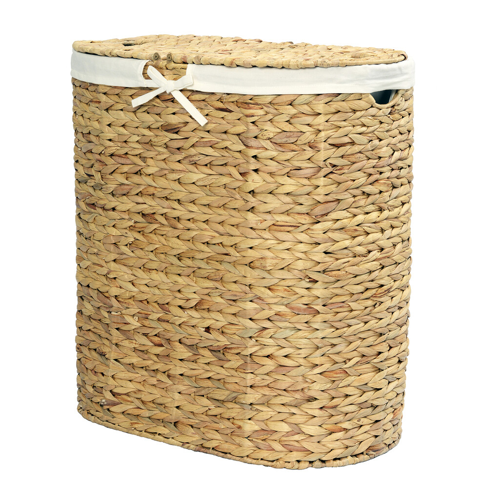 

Корзина для белья WasserKraft Dill 330х580х610 мм 87,1 л светло-коричневая (WB-610-L), Коричневый