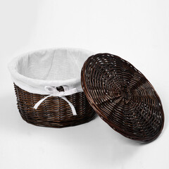 Корзина WasserKraft Donau 340х340х210 мм 16,3 л коричневая (WB-530-L) - фото 6