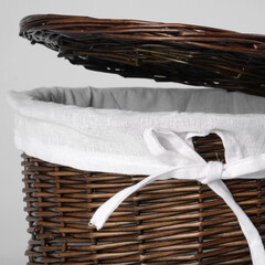 Корзина WasserKraft Donau 340х340х210 мм 16,3 л коричневая (WB-530-L) - фото 4