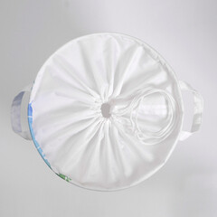 Корзина для белья WasserKraft Rossel 370х370х550 мм 75,2 л складная разноцветная (WB-572) - фото 4