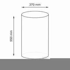 Корзина для белья WasserKraft Rossel 370х370х550 мм 75,2 л складная разноцветная (WB-571) - фото 2