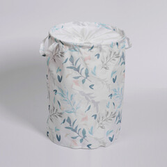 Корзина для белья WasserKraft Rossel 370х370х550 мм 75,2 л складная разноцветная (WB-571) - фото 8