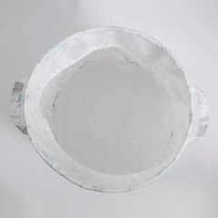 Корзина для белья WasserKraft Rossel 370х370х550 мм 75,2 л складная разноцветная (WB-571) - фото 6