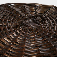 Корзина для белья WasserKraft Elbe 450х450х570 мм 90,6 л коричневая (WB-740-L) - фото 3