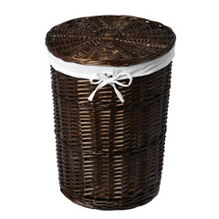 Изображение товара Корзина для белья WasserKraft Elbe 390х390х510 мм 56,7 л коричневая (WB-740-M)