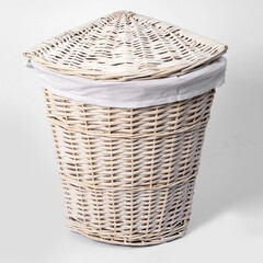 Корзина для белья WasserKraft Vils 320х320х450 мм 33,9 л белая (WB-560-M) - фото 9