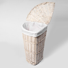 Корзина для белья WasserKraft Vils 320х320х450 мм 33,9 л белая (WB-560-M) - фото 6