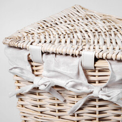 Корзина для белья WasserKraft Vils 320х320х450 мм 33,9 л белая (WB-560-M) - фото 7