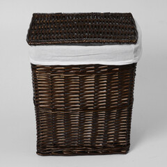 Корзина для белья WasserKraft Isar 470х350х550 мм 88,6 л коричневая (WB-130-L) - фото 9