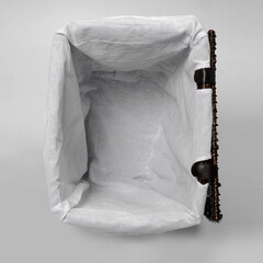 Корзина для белья WasserKraft Isar 470х350х550 мм 88,6 л коричневая (WB-130-L) - фото 5