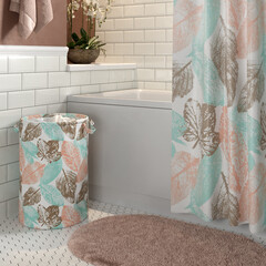 Корзина для белья WasserKraft Ammer 370х370х550 мм 75,2 л разноцветная (WB-701) - фото 3