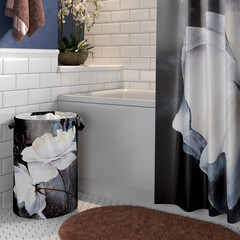 Корзина для белья WasserKraft Ammer 370х370х550 мм 75,2 л разноцветная (WB-702) - фото 2