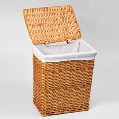 Корзина для белья WasserKraft Ammer 460х330х530 мм 77,2 л коричневая (WB-370-L) - фото 5