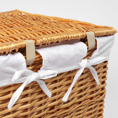 Корзина для белья WasserKraft Ammer 460х330х530 мм 77,2 л коричневая (WB-370-L) - фото 4