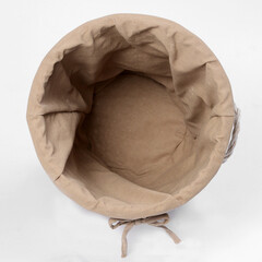 Корзина для белья WasserKraft Aller 280х280х400 мм 23,4 л белая (WB-106-S) - фото 3