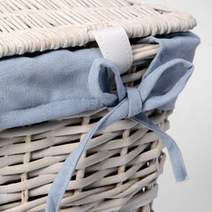 Корзина для белья WasserKraft Lippe 430х300х500 мм 63 л белая (WB-450-M) - фото 6