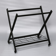 Корзина для белья WasserKraft Naab 790х720х465 мм 123 л складная белая/черная (WB-860-L) - фото 7