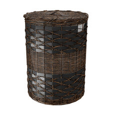 Корзина для белья WasserKraft Bever 450х420х560 мм 48,4 л коричневая (WB-240-L)