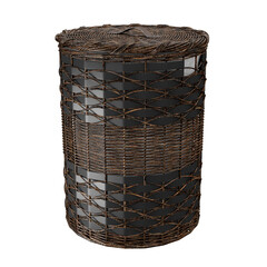 Изображение товара Корзина для белья WasserKraft Bever 450х420х560 мм 48,4 л коричневая (WB-240-L)